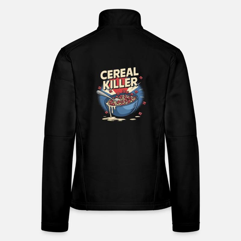 Cereal Killer - Petit-déjeuner rétro Veste en tissu softshell Femme