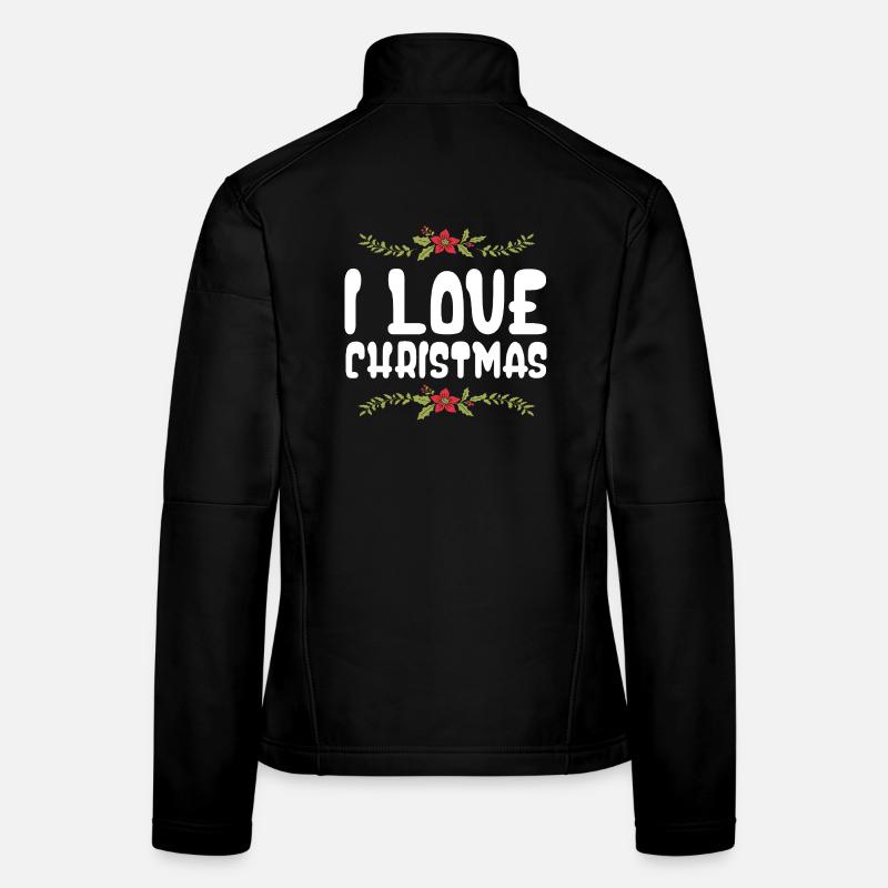 Ich Liebe Weihnachten Frauen Softshelljacke