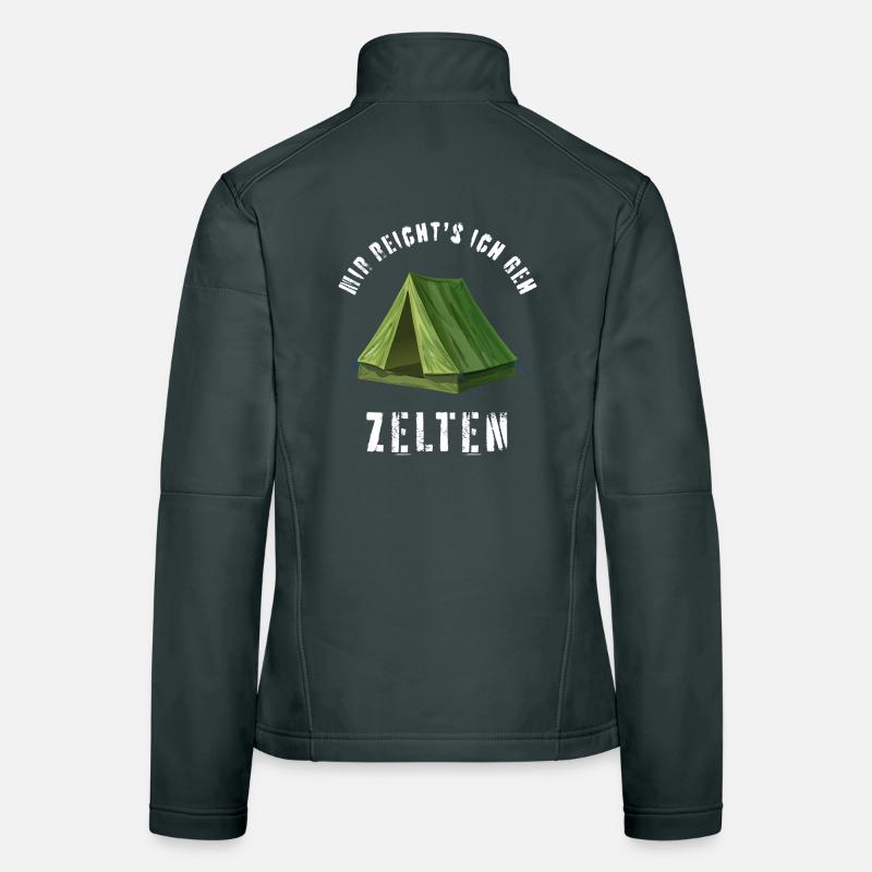 I've had enough, I'm going CAMPING Outdoor Fun Camping Women's Softshell Jacket