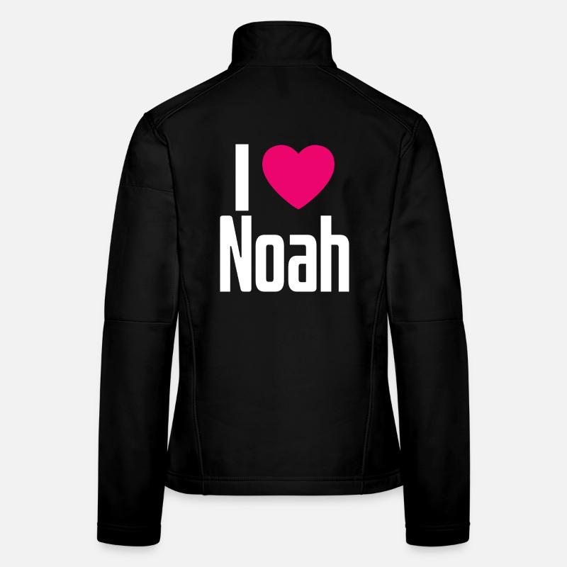 J’aime Noah Cœur Rose J’aime Noah Veste en tissu softshell Femme