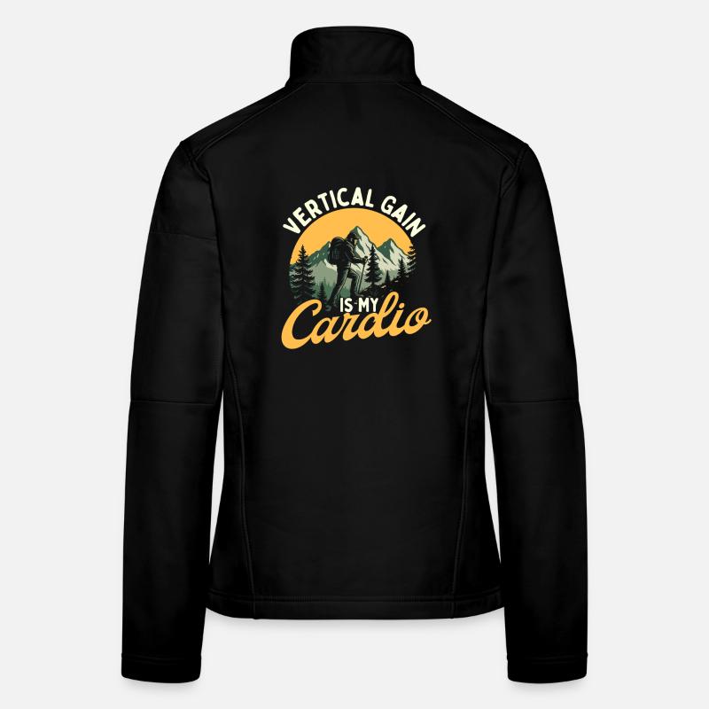 Vertical Gain ist meine Cardio-Motivation beim Wandern Frauen Softshelljacke