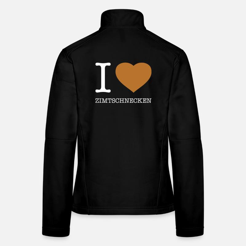 J’adore les brioches à la cannelle Veste en tissu softshell Femme