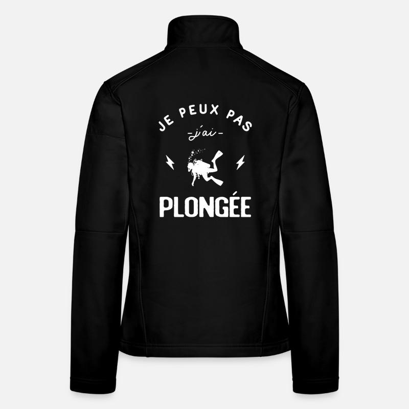 I can't I scuba diver Women's Softshell Jacket
