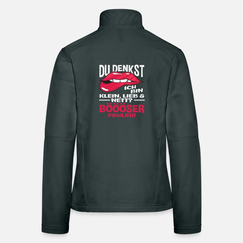 Bad Mistake Lip Saying Gift Women's Softshell Jacket