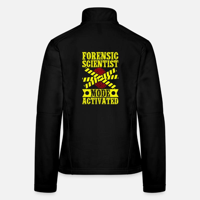 Forensic Science Major Mode Activated Forensics Women's Softshell Jacket