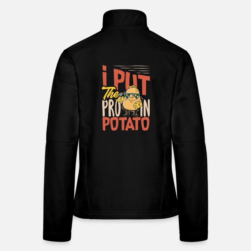 Taters Over Haters Potato Women's Softshell Jacket