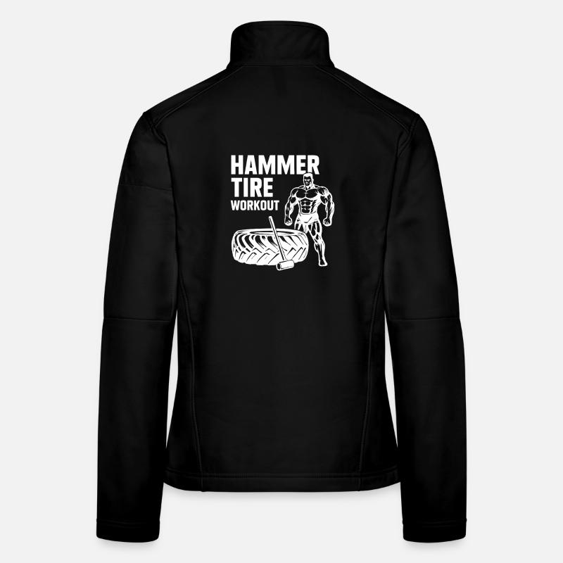 Hammer Tire Workout Women's Softshell Jacket