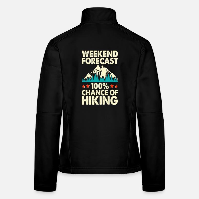 Wandern Wanderer Bergsteiger Geschenk Frauen Softshelljacke