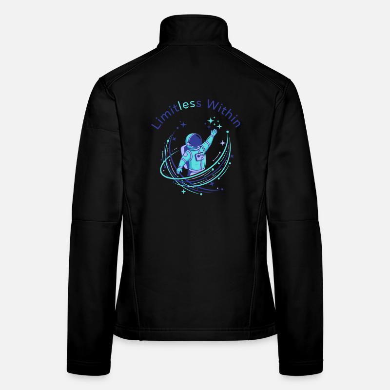 Bordures intérieures Veste en tissu softshell Femme