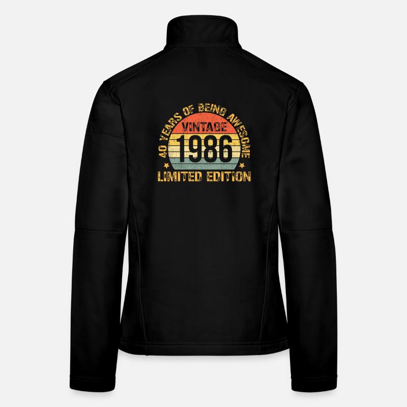 40 Year Birthday Decorations 1985 40th Birthday  Frauen Softshelljacke