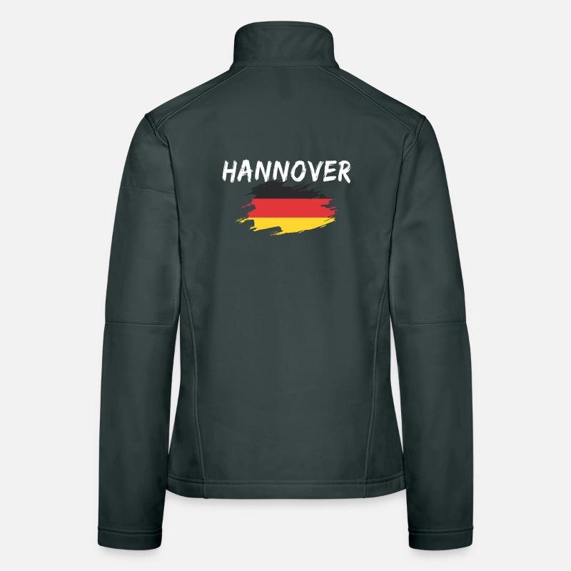 Hanover Germany Flag Women's Softshell Jacket