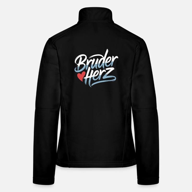 Bruderherz Brüder Großer Bro Spruch Kleiner Bruder Frauen Softshelljacke
