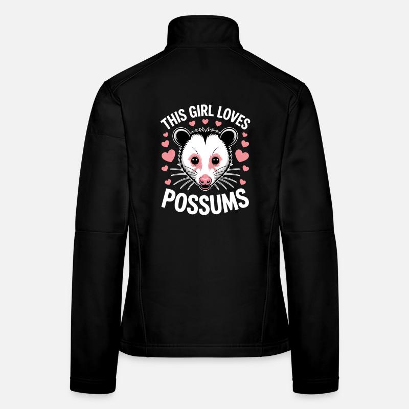 Opossum Spruch Beutelratte Lustig Opossum Geschenk Frauen Softshelljacke