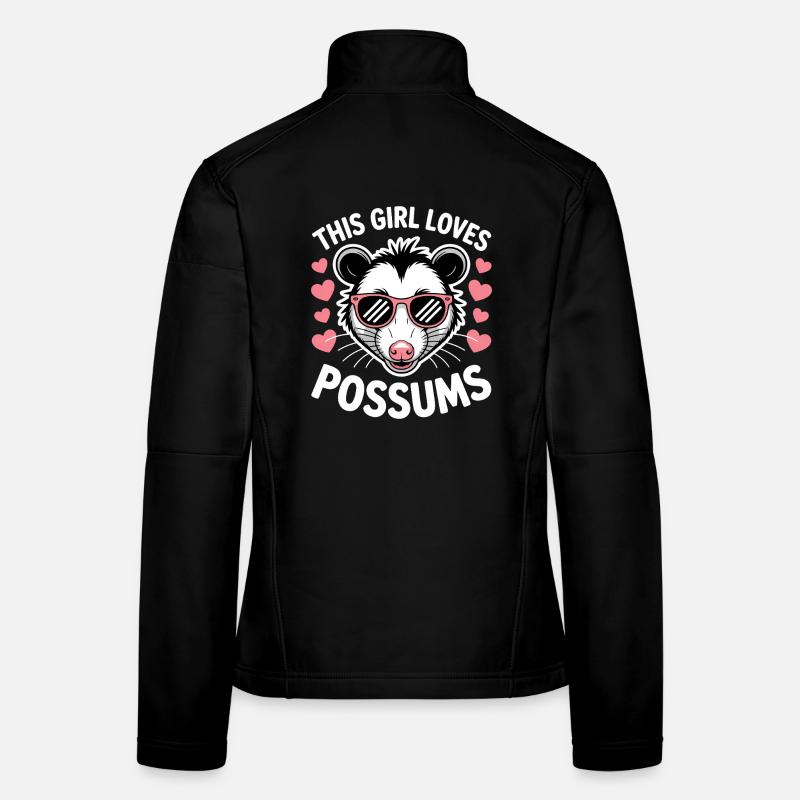 Opossum Spruch Beutelratte Lustig Opossum Geschenk Frauen Softshelljacke