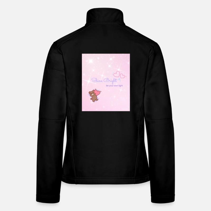 Shine Bright – Be Your Own Light Frauen Softshelljacke