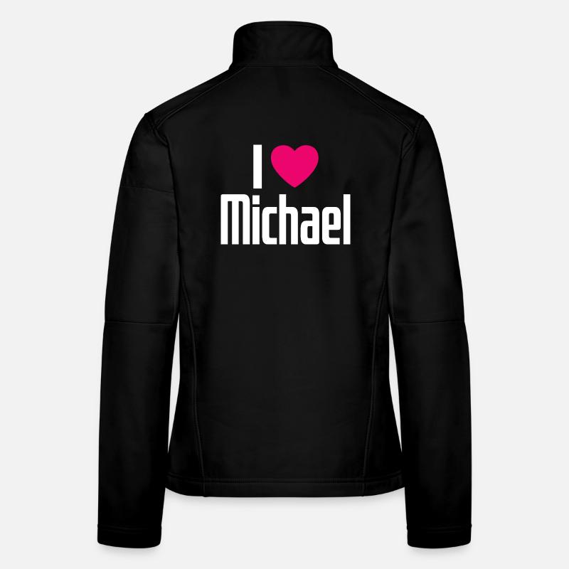 J’aime Michael Pink Heart J’aime Michael Veste en tissu softshell Femme