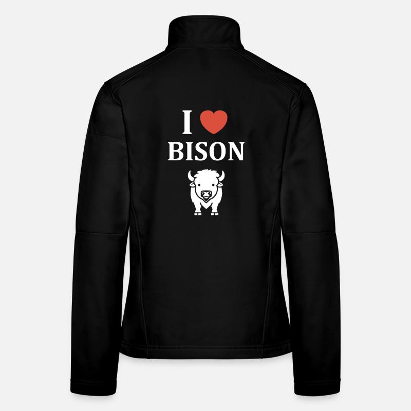 bison Veste en tissu softshell Femme