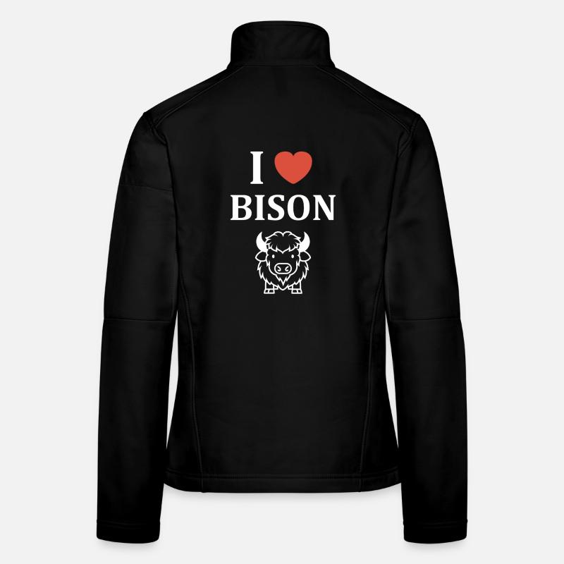 bison Veste en tissu softshell Femme
