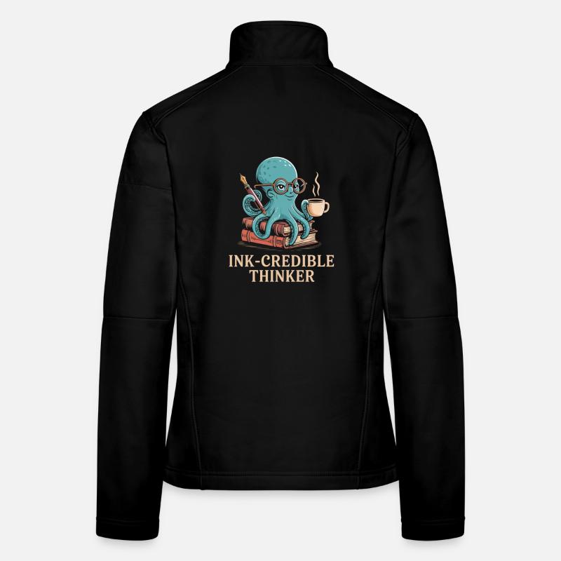 Oktopus Humor Frauen Softshelljacke