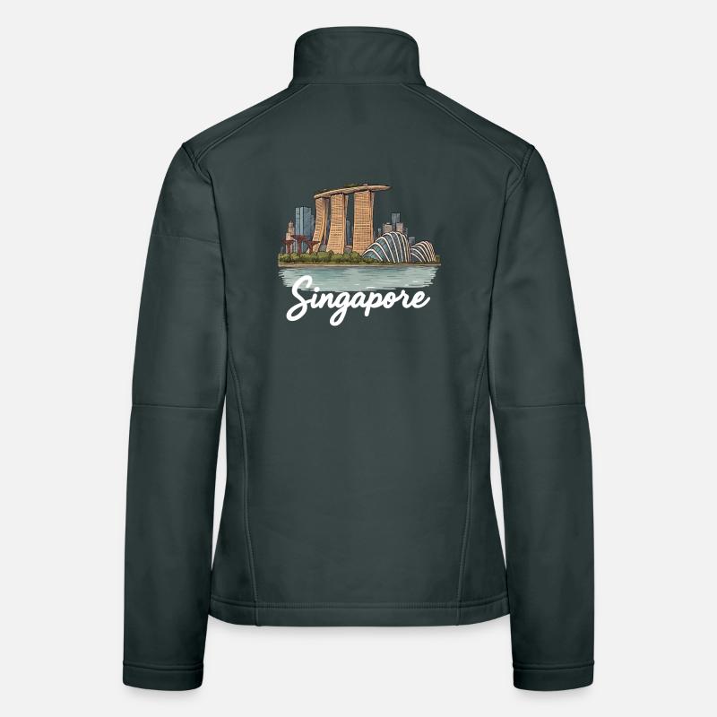 Singapour Veste en tissu softshell Femme