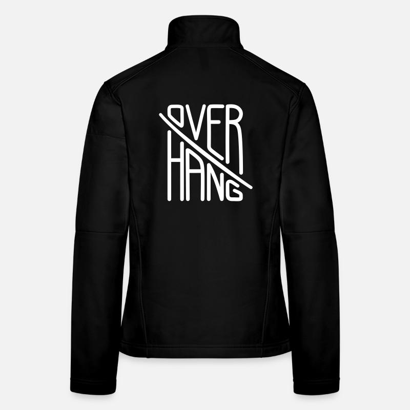 Overhang - Climbing Wall Typography Frauen Softshelljacke