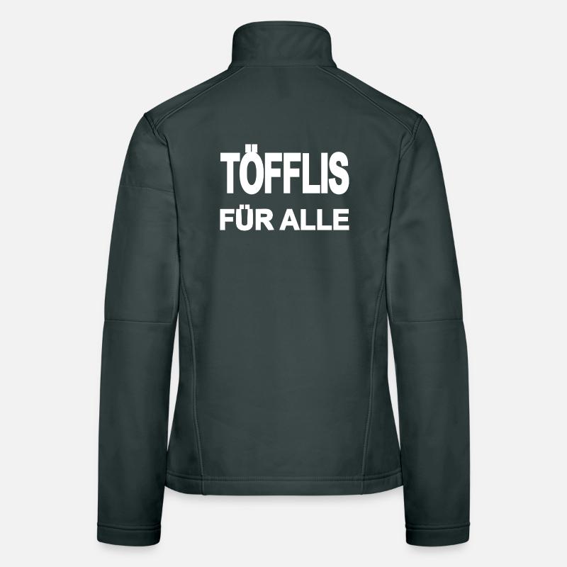 mobylette Veste en tissu softshell Femme