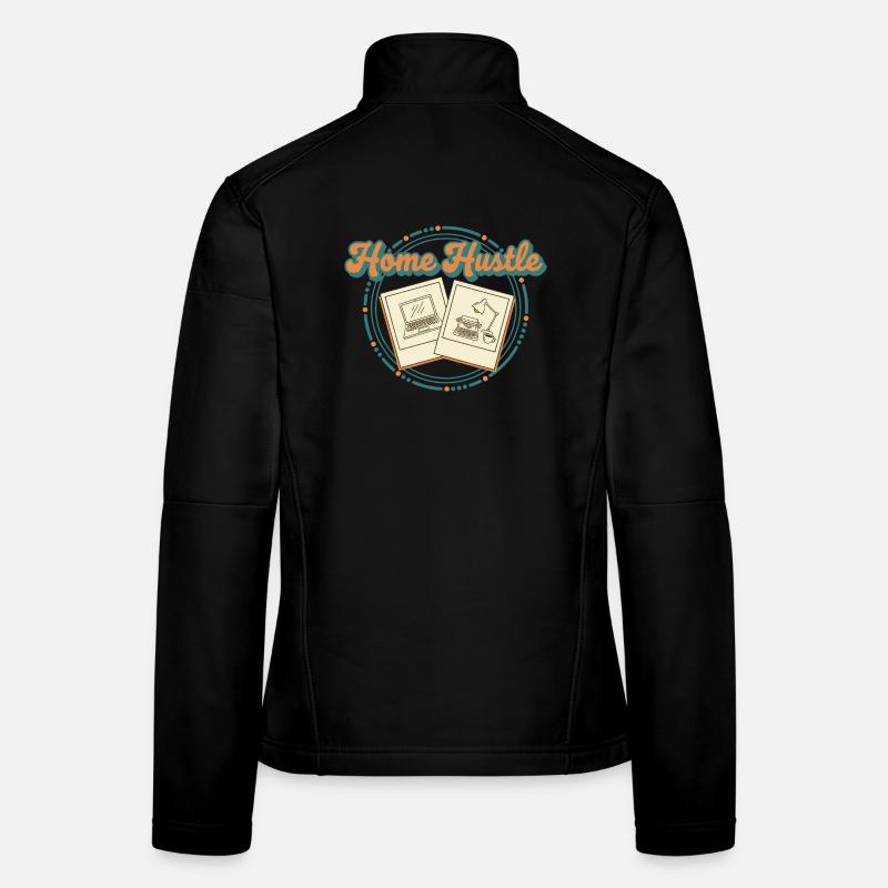 Accueil Hustle Rétro Veste en tissu softshell Femme