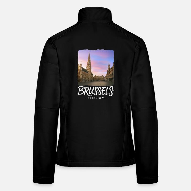 Brussels Belgium Women's Softshell Jacket