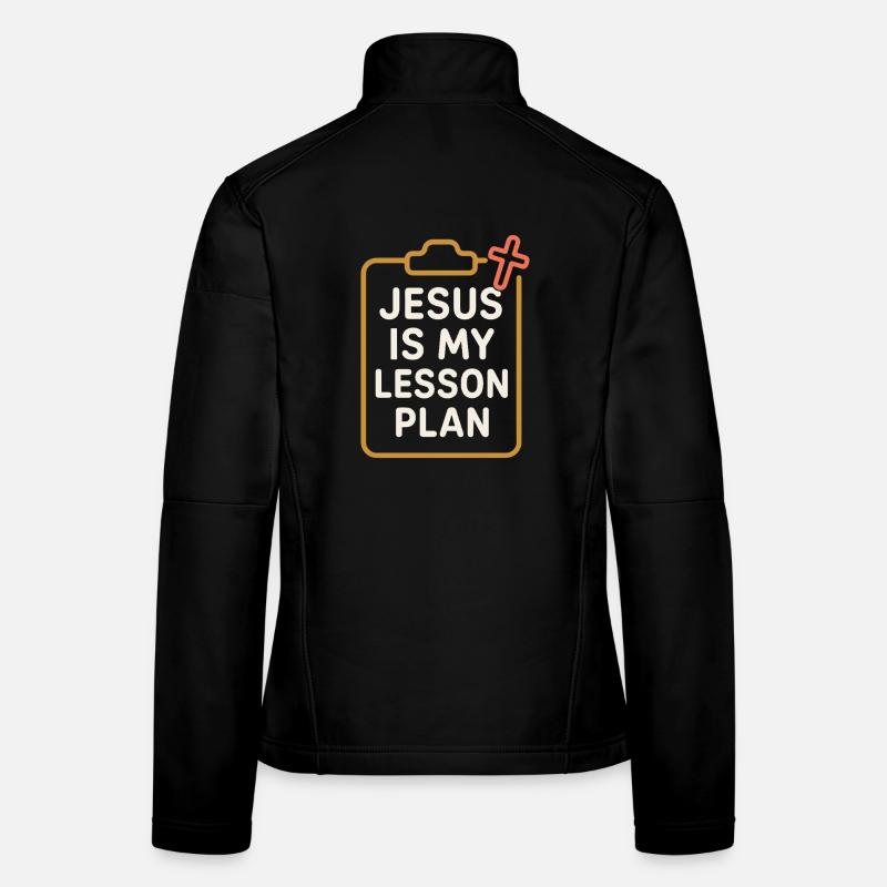 Christian Teacher, Faith-Based Women's Softshell Jacket