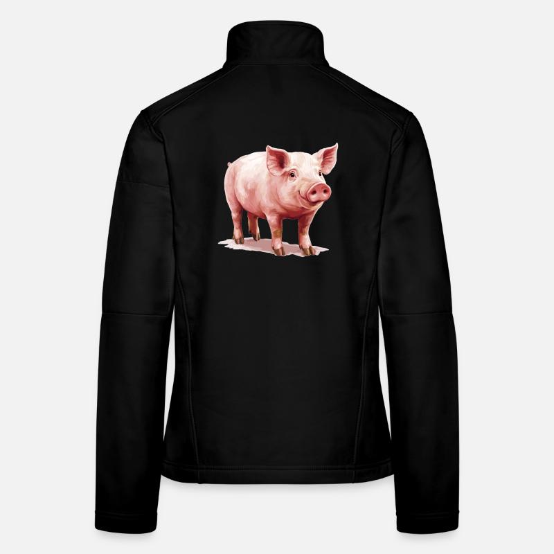 Cochon Cochon Veste en tissu softshell Femme