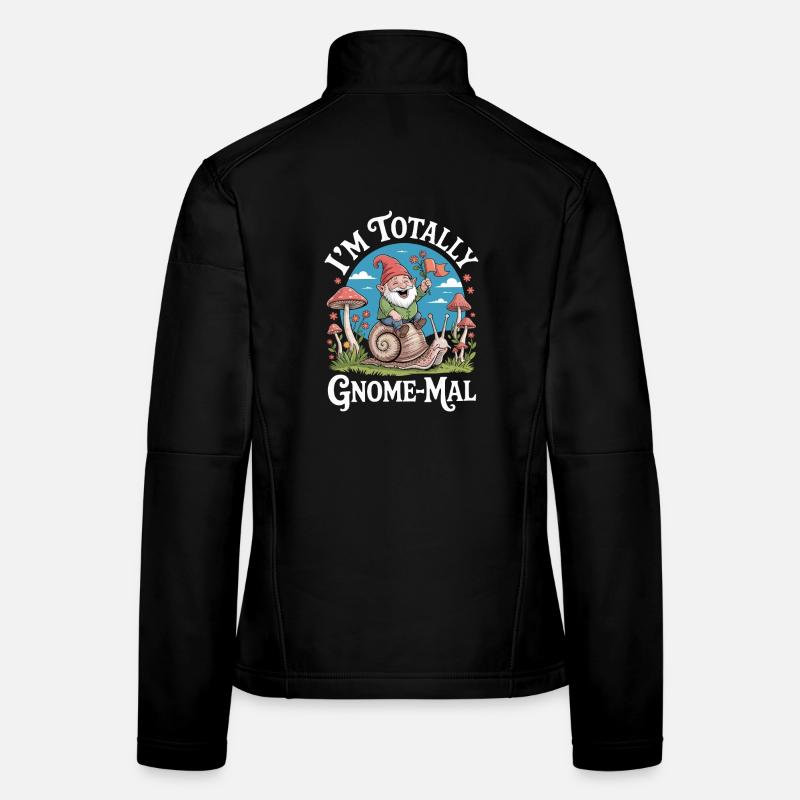  Ich Bin Total Gnome-Mal: Witziger Gartenzwerg mit Frauen Softshelljacke