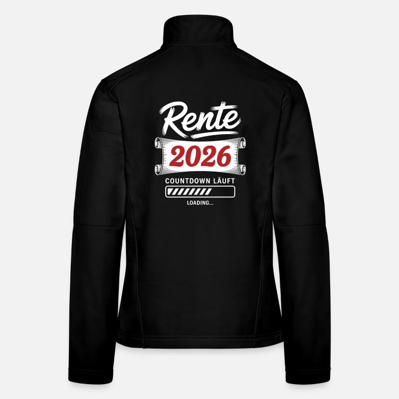 Rente 2026 Countdown Läuft Frauen Softshelljacke