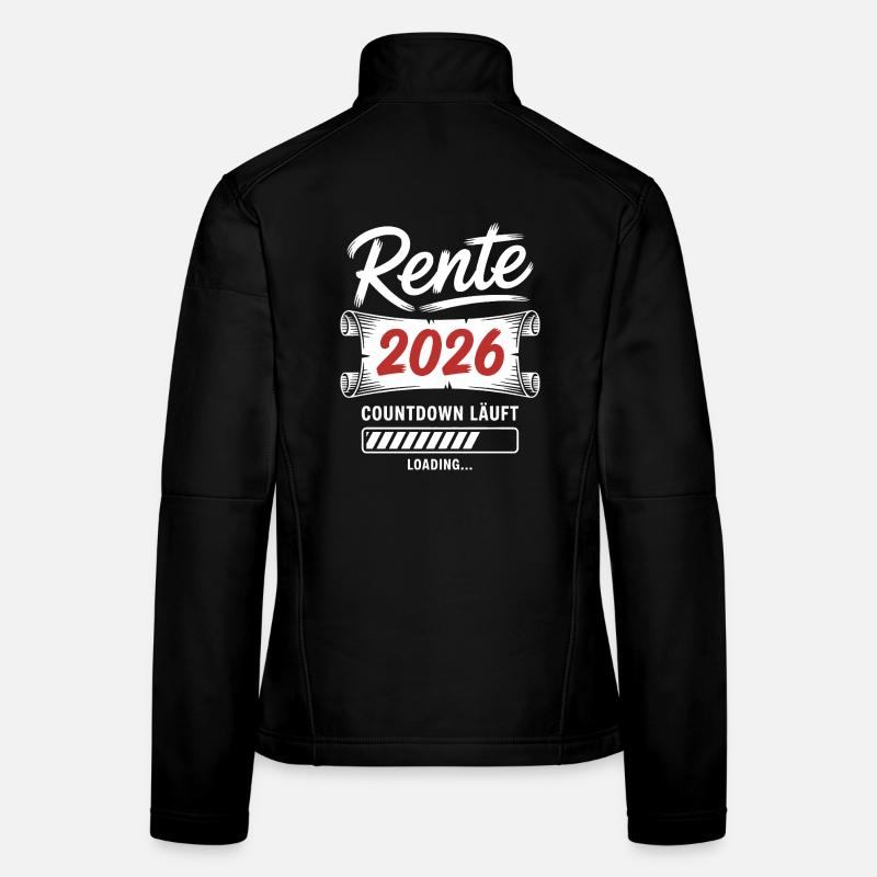 Rente 2026 Countdown läuft Frauen Softshelljacke