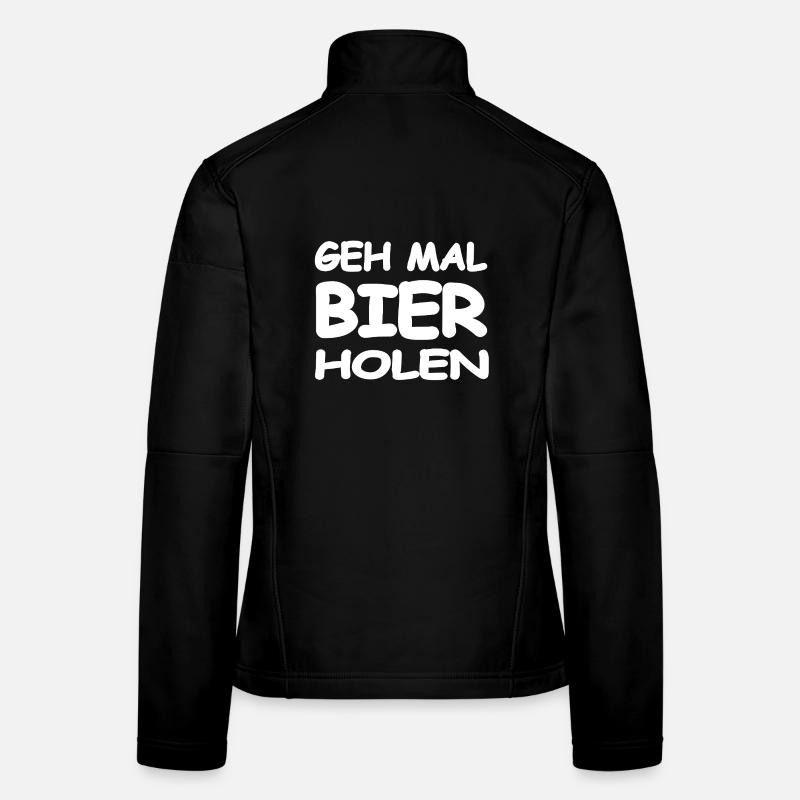 Bière Veste en tissu softshell Femme