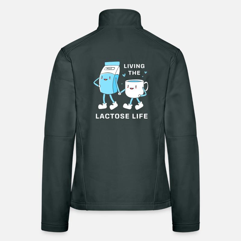 Milk Lactose Flatulence Women's Softshell Jacket