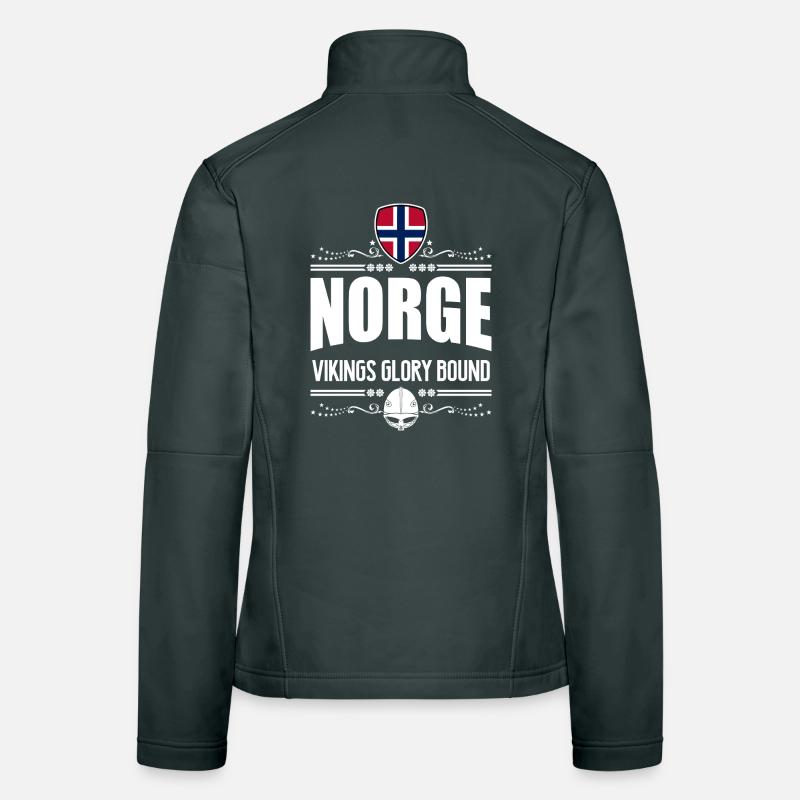 NORWEGEN - NORGE VIKINGS RUHM Frauen Softshelljacke