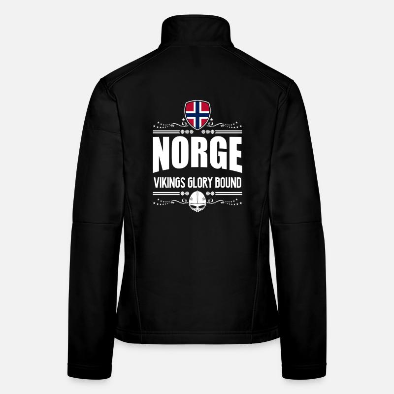 NORWEGEN - NORGE VIKINGS RUHM Frauen Softshelljacke
