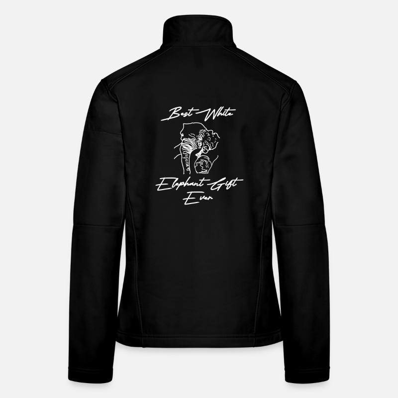 Meilleur éléphant blanc de tous les temps Veste en tissu softshell Femme