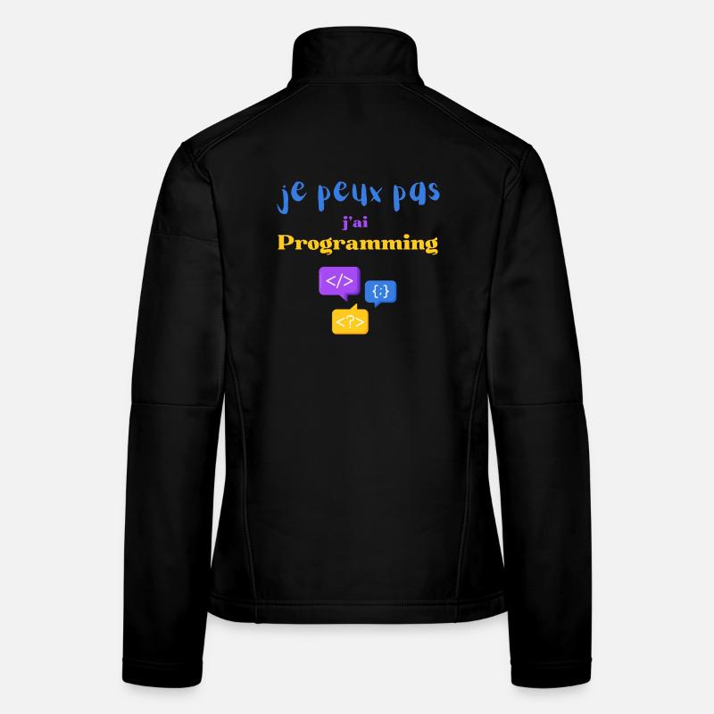 Ich kann nicht programmieren Frauen Softshelljacke