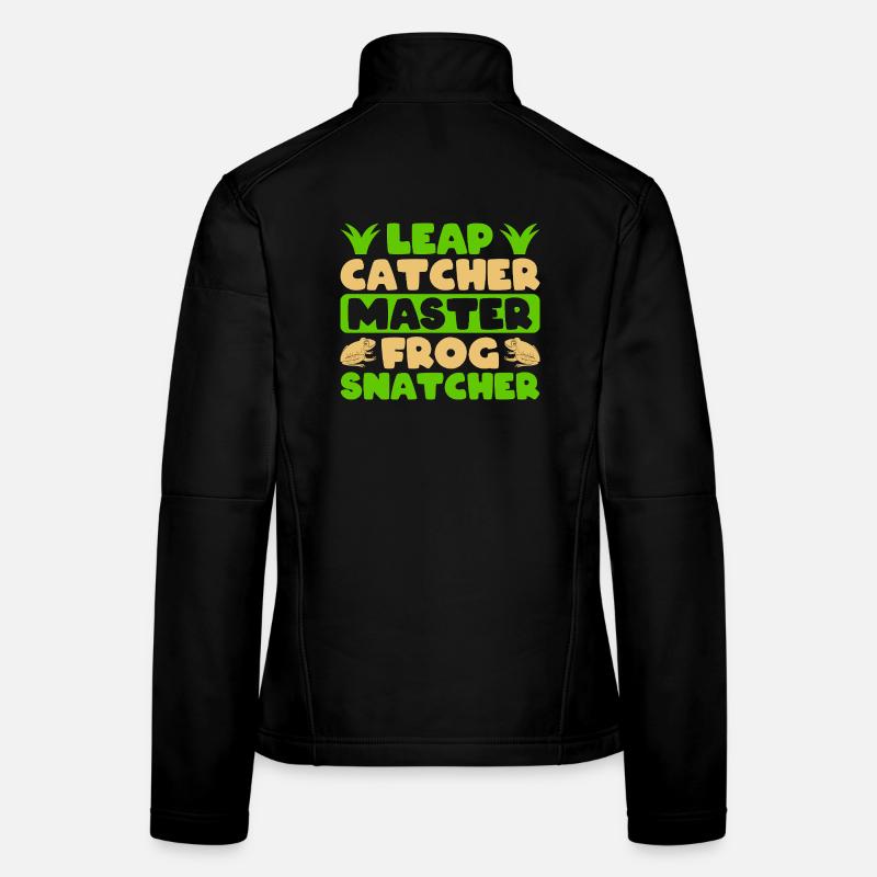 Frog Catcher Leap Catcher Master Snatcher Frog Women's Softshell Jacket