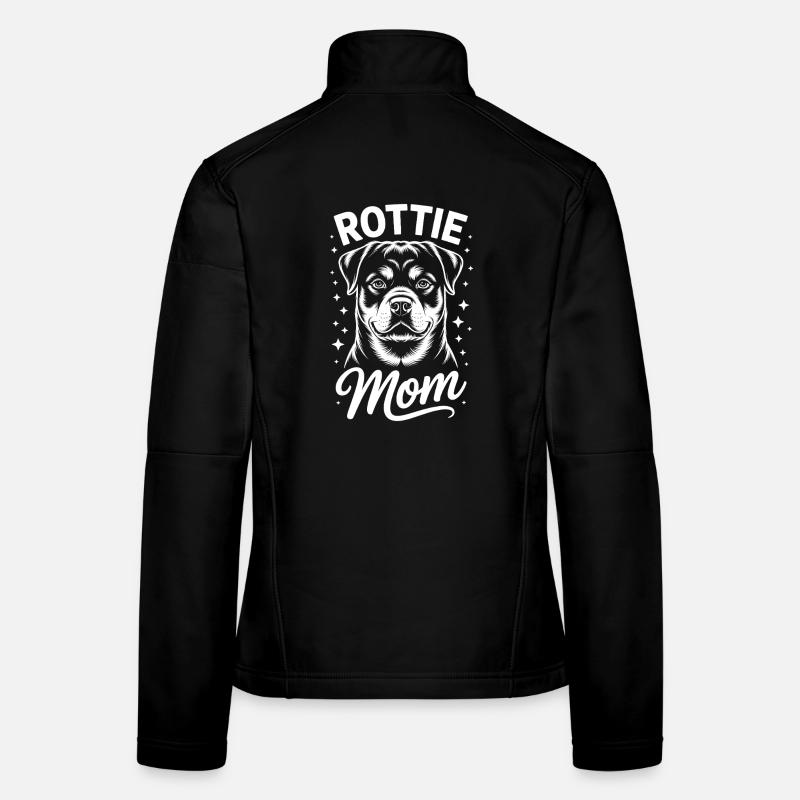 Rottweiler Spruch Mama Lustige Rottweiler Geschenk Frauen Softshelljacke