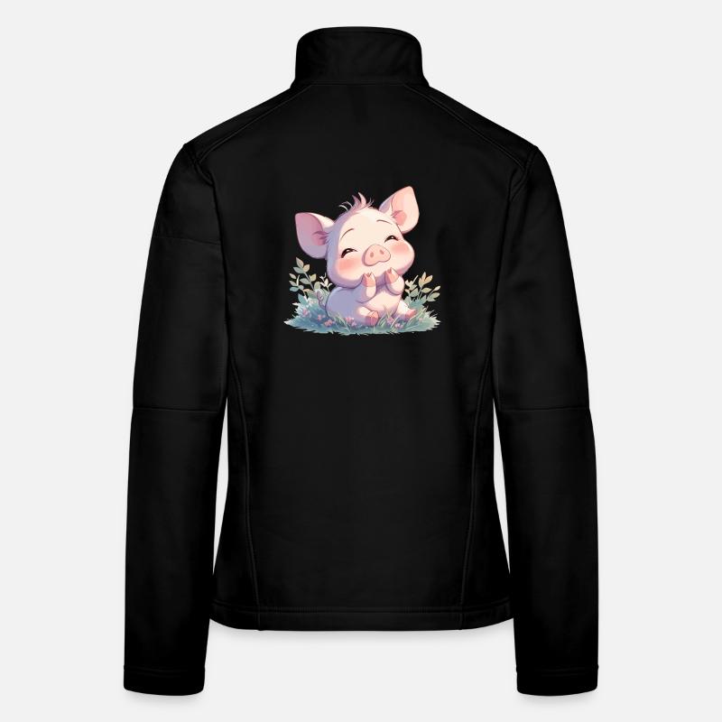 Cochon Cochon Veste en tissu softshell Femme