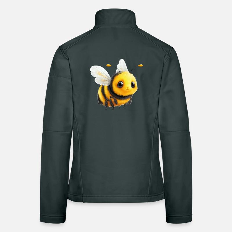 Biene Frauen Softshelljacke