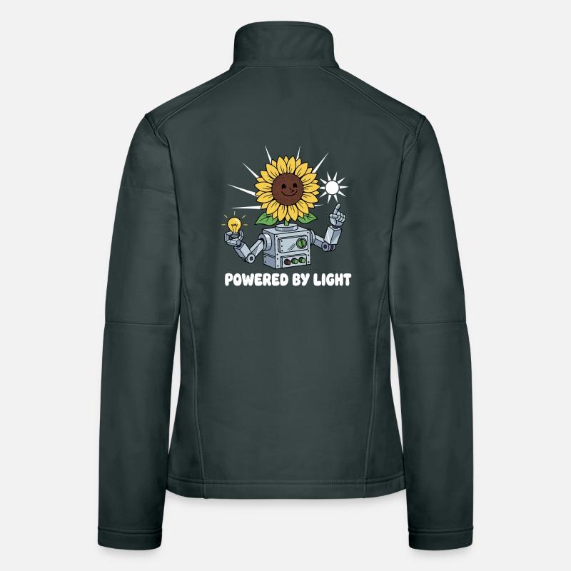 Sunflower Robot Light Ideas Women's Softshell Jacket