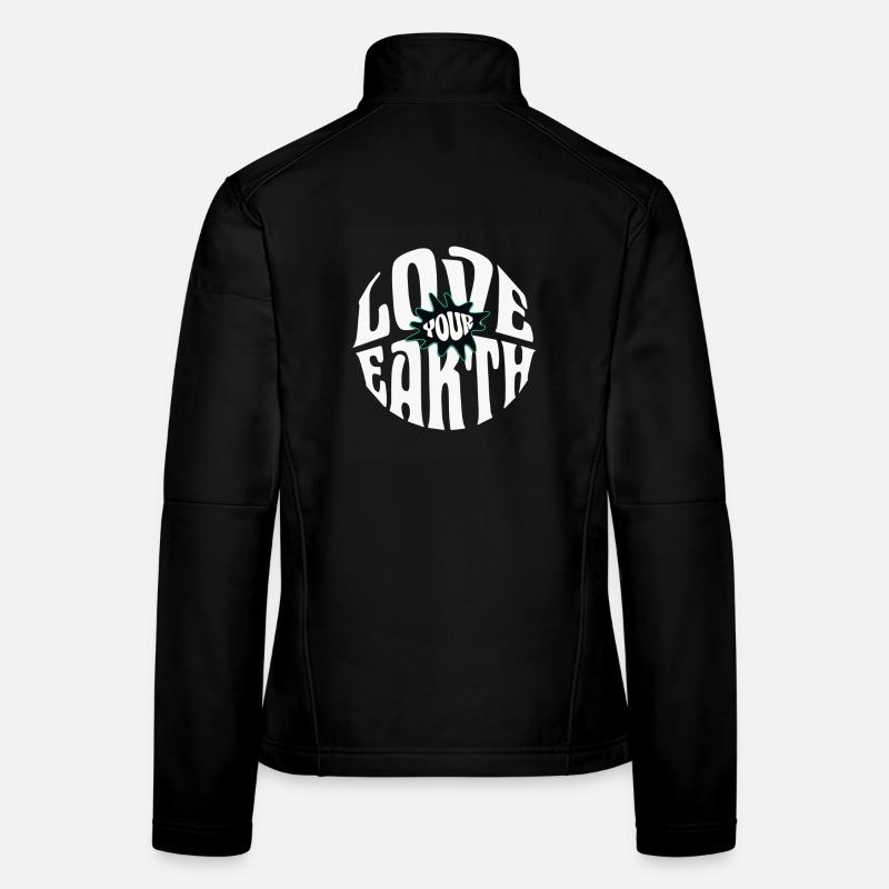 Love your Earth - Women's Softshell Jacket - black