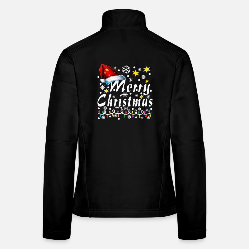 Joyeux Noël Veste en tissu softshell Femme