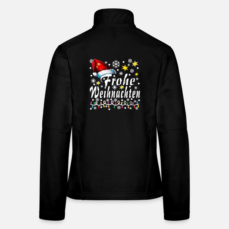 Frohe Weinachten Frauen Softshelljacke