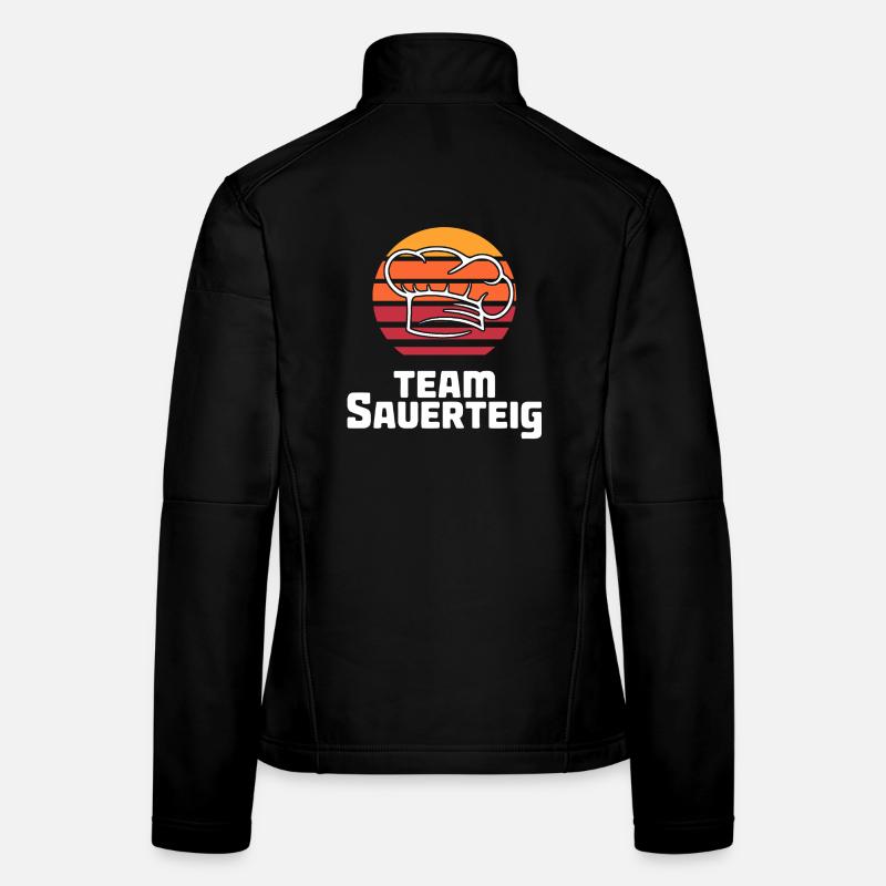 Logo de l’équipe Souris Soleil Puissant Veste en tissu softshell Femme