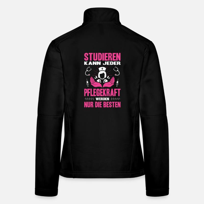 Pflegerin Geschenke Pflege Lustig Krankenpflegerin Frauen Softshelljacke
