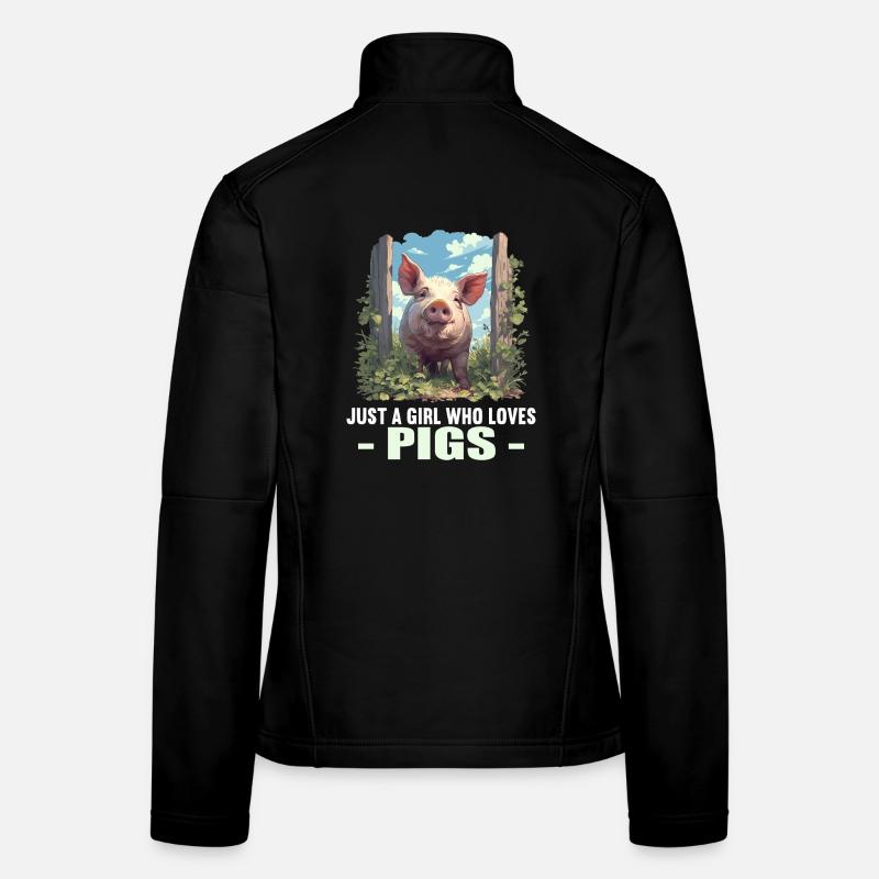 Pig Pig Women's Softshell Jacket